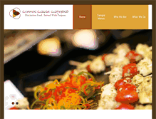 Tablet Screenshot of commoncausecatering.org